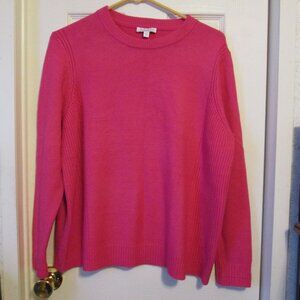 NWOT Women Belk Crown & Ivy Pink Pullover Sweater PXL